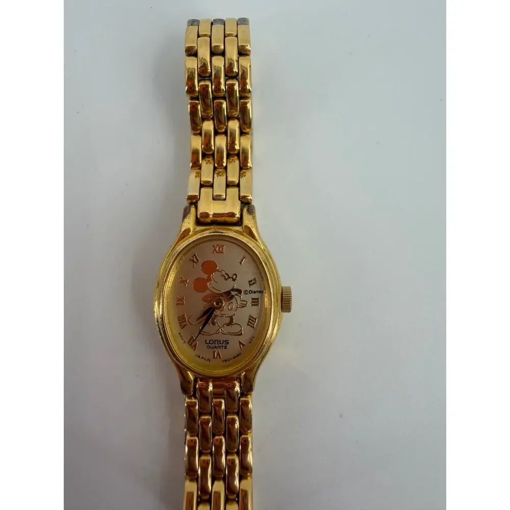 Gold Mickey Mouse children’s watch Disney